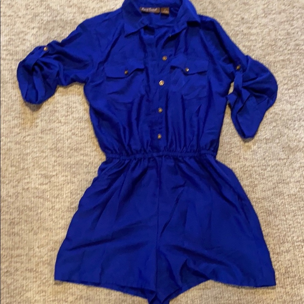 Blue romper